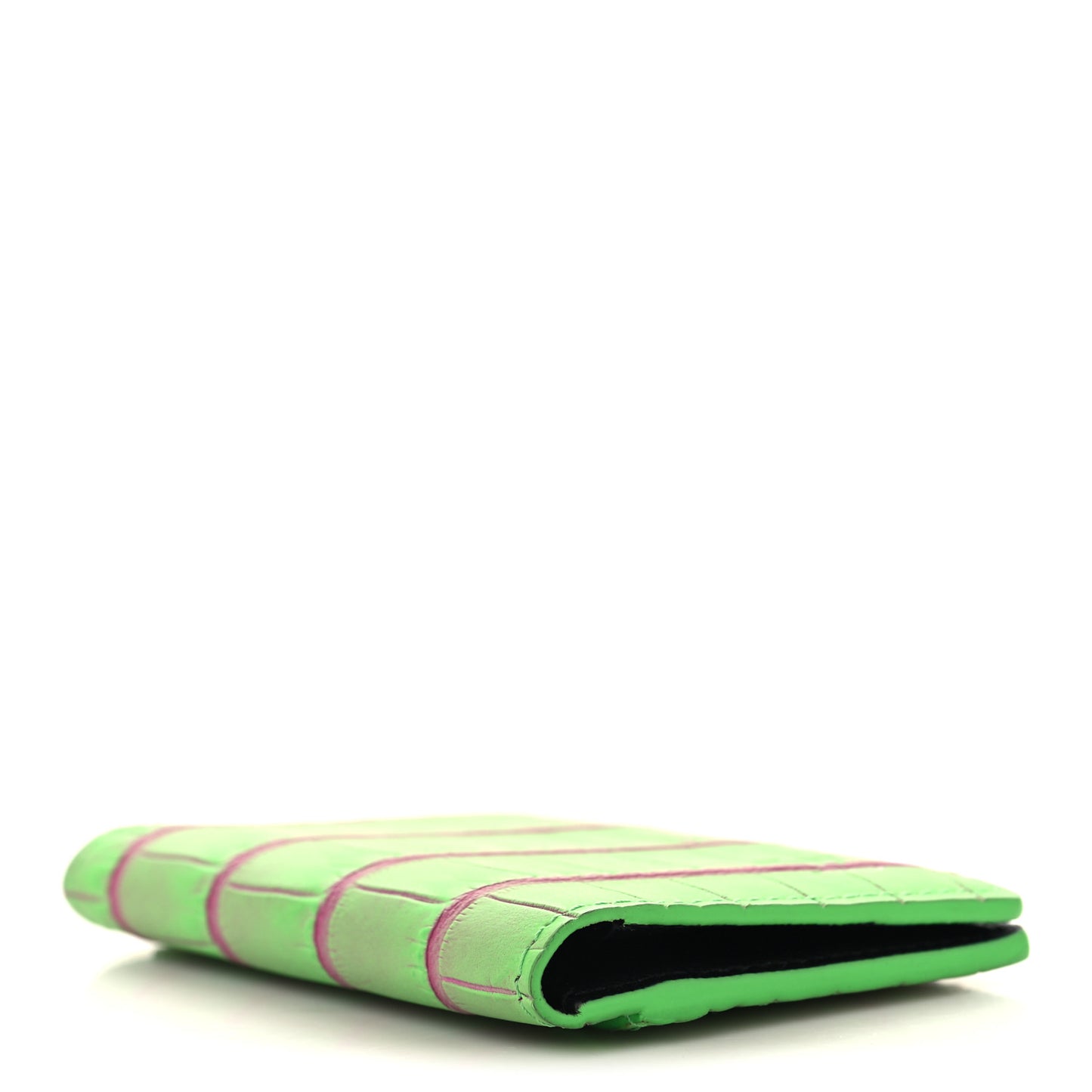 Crocodile Pocket Organizer Neon Green