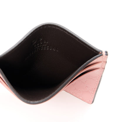 Gucci Microguccissima Card Holder Soft Pink 5 of 9
