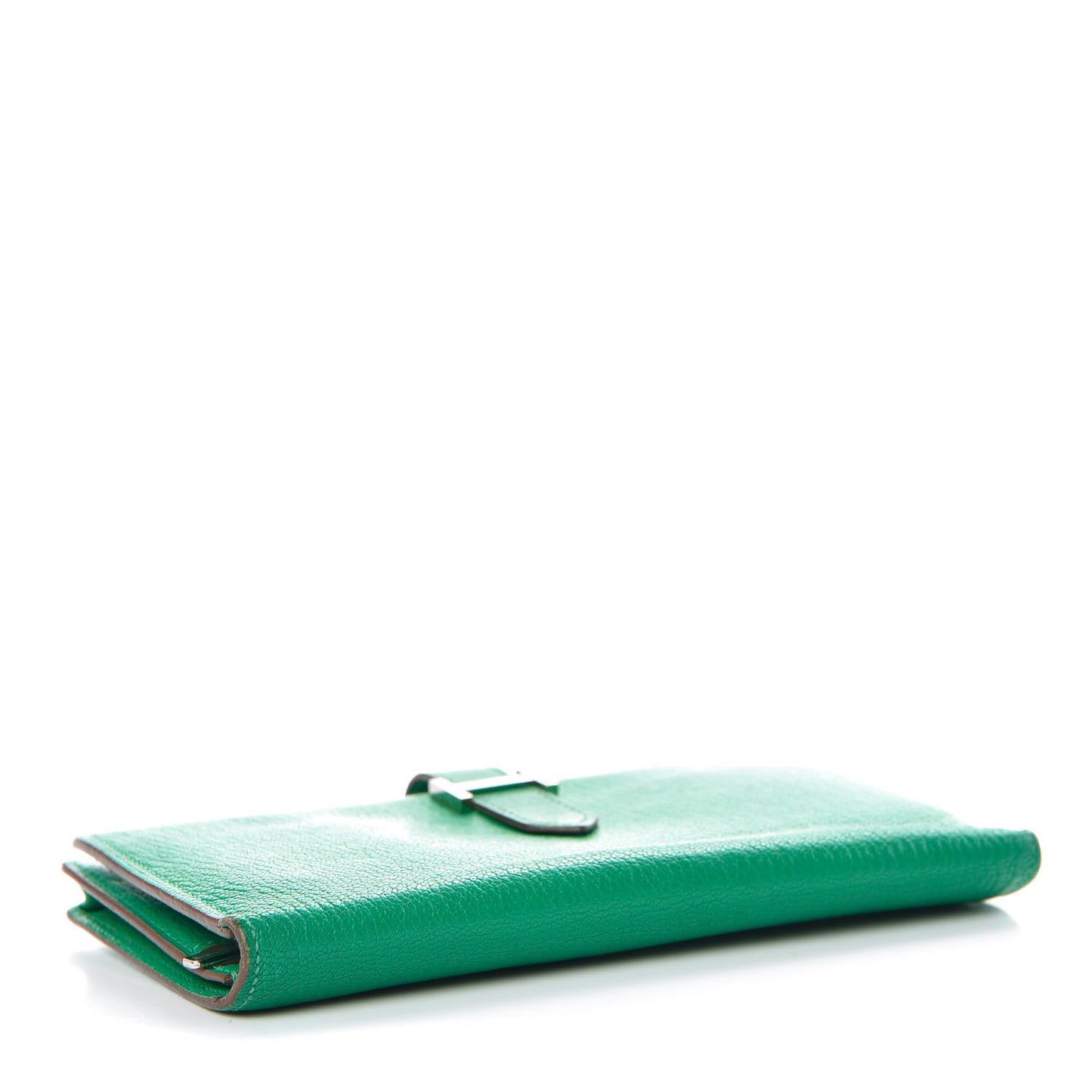 Chevre Mysore Bearn Gusset Wallet Menthe