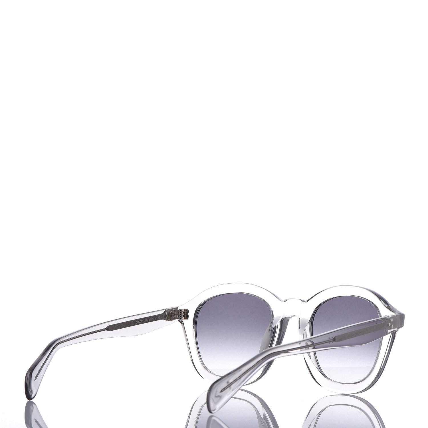 Celine Round Sunglasses CL 400171 Gray 4 of 6