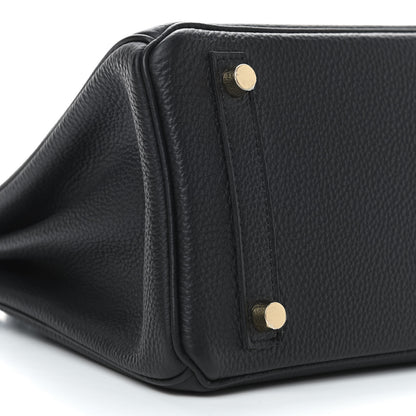Hermes Togo Birkin 25 Black 9 of 11