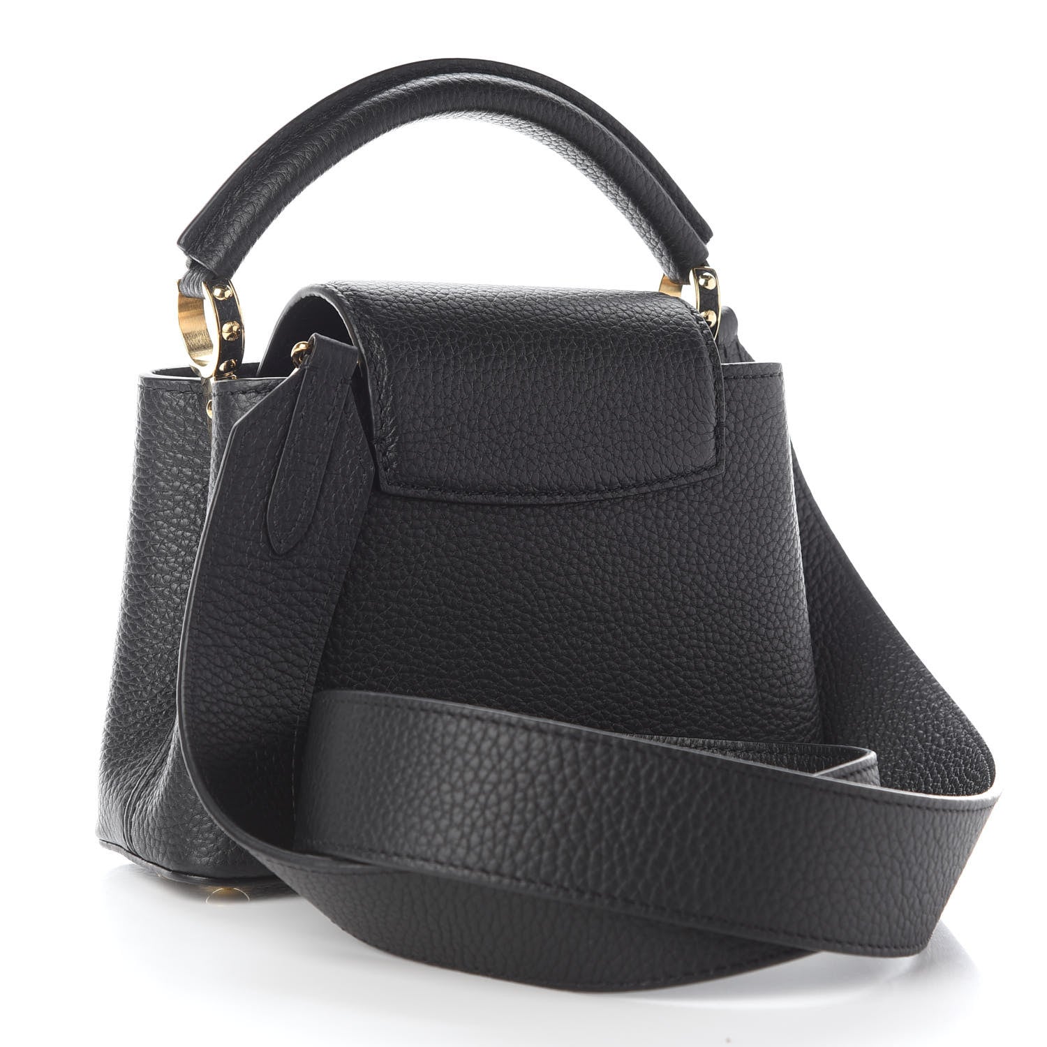 Louis Vuitton Taurillon Mini Capucines Black 3 of 8