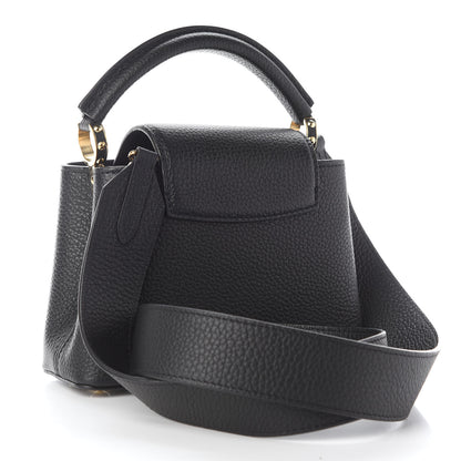 Louis Vuitton Taurillon Mini Capucines Black 3 of 8