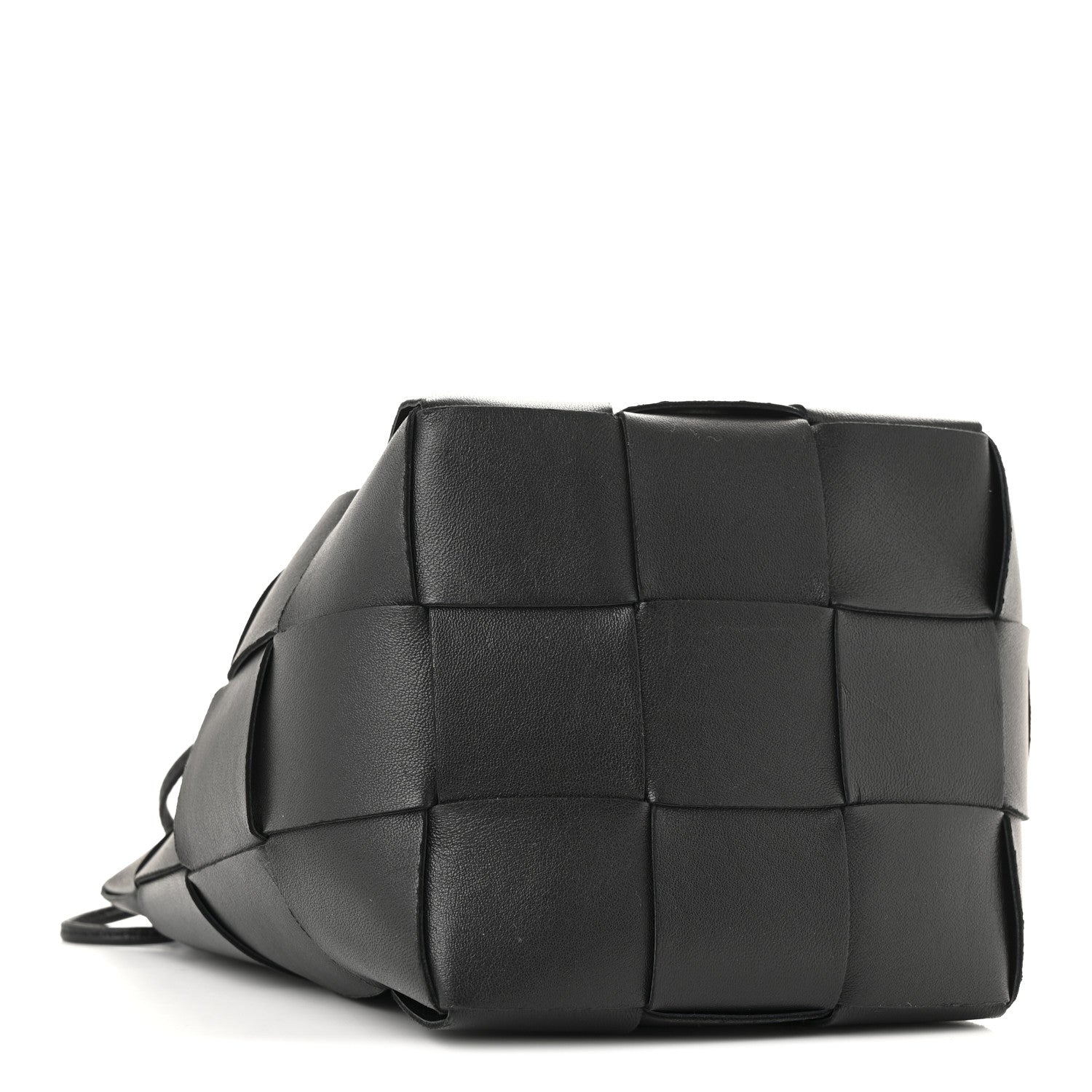 Bottega Veneta Nappa Maxi Intrecciato Small Cassette Bucket Bag Black 4 of 10