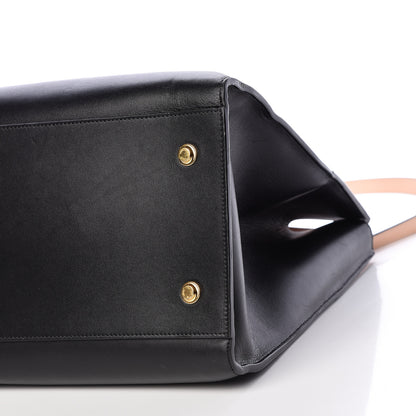 Louis Vuitton Calfskin City Steamer XL Black Creme Bourgogne 10 of 15