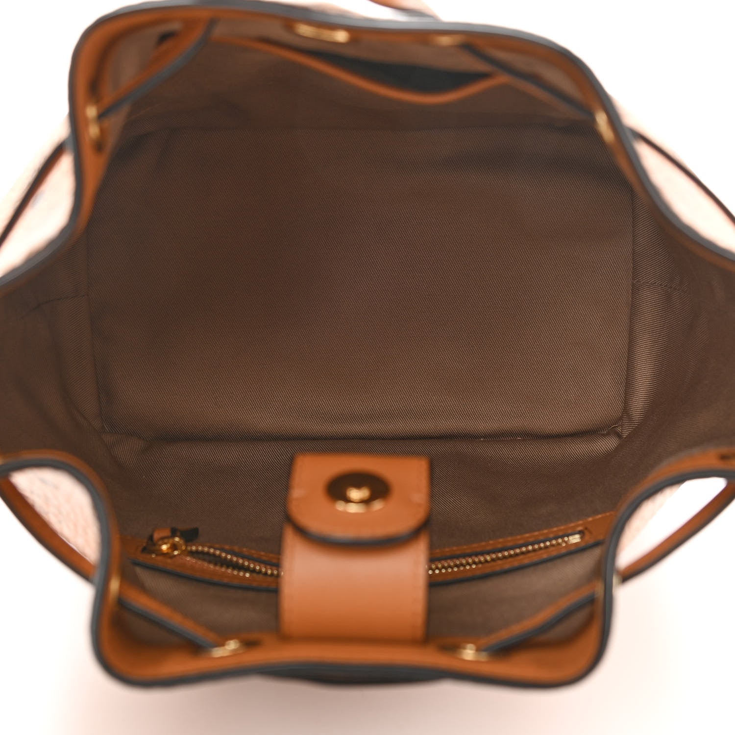 MCM Visetos Essential Drawstring Bag Cognac 4 of 9
