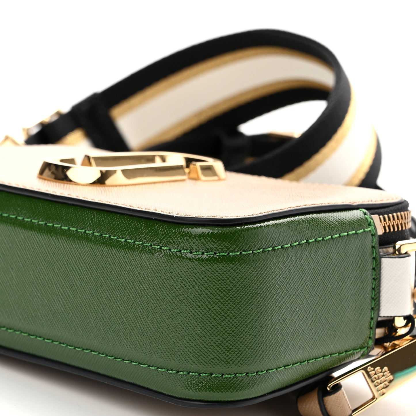 Saffiano Small Snapshot Camera Bag Sand Castle Multicolor