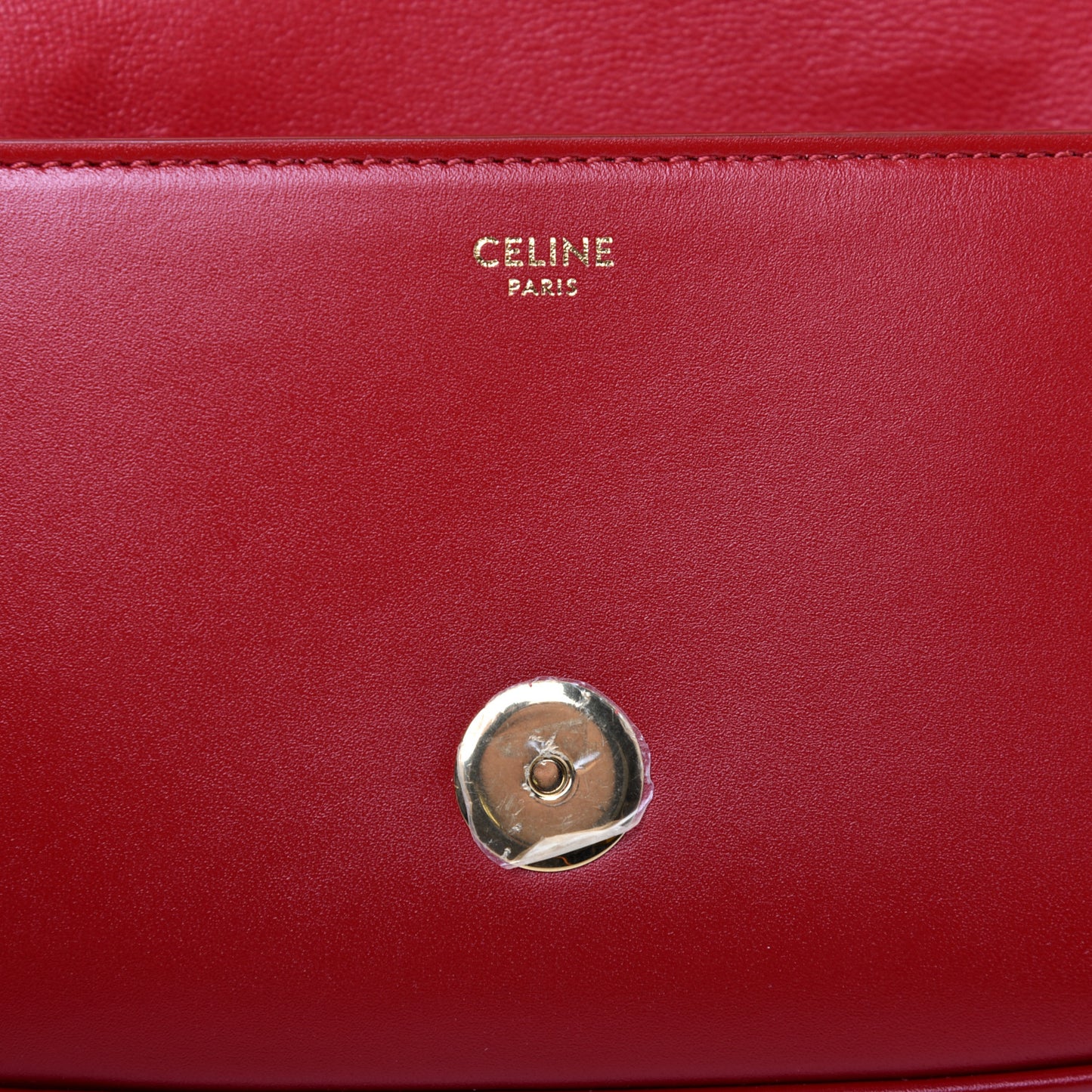 Smooth Calfskin Tassel Belt Bag Red
