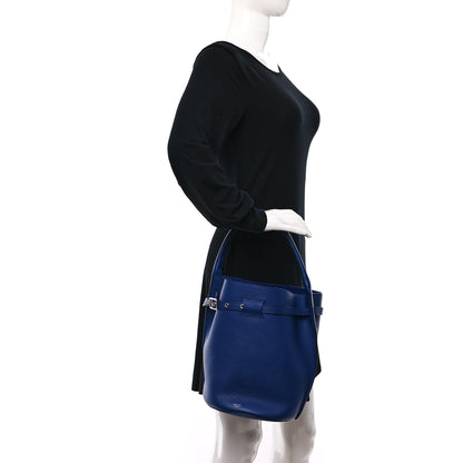 Celine Supple Grained Calfskin Big Bag Bucket Cobalt 2 of 9