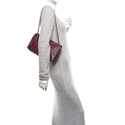 Chanel Vinyl Rock and Chain Medium Flap Bordeaux 2 of 11