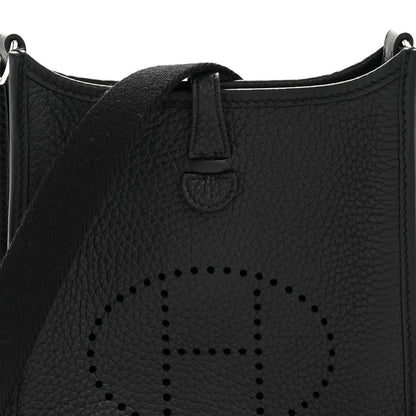 Hermes Taurillon Clemence Evelyne TPM Black 21 of 34