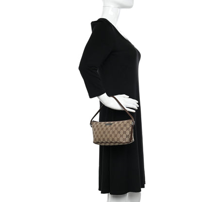 Gucci Monogram Boat Pochette Brown 2 of 17