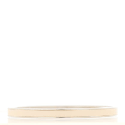 Hermes Enamel Printed Extra Narrow Uni Bracelet 62 White 3 of 5