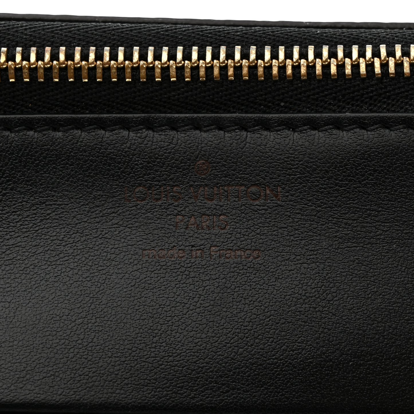 Monogram Emilie Zippered Sunglasses Case Black