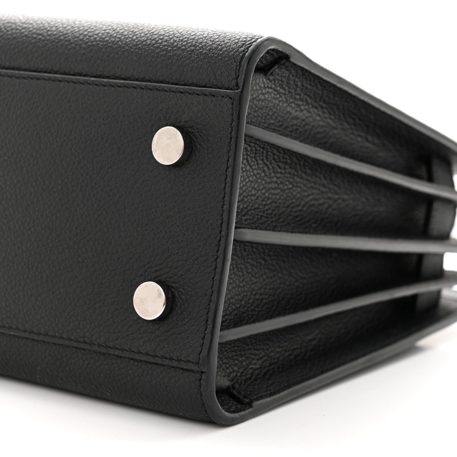 Saint Laurent Grained Calfskin Baby Sac De Jour Black 10 of 10