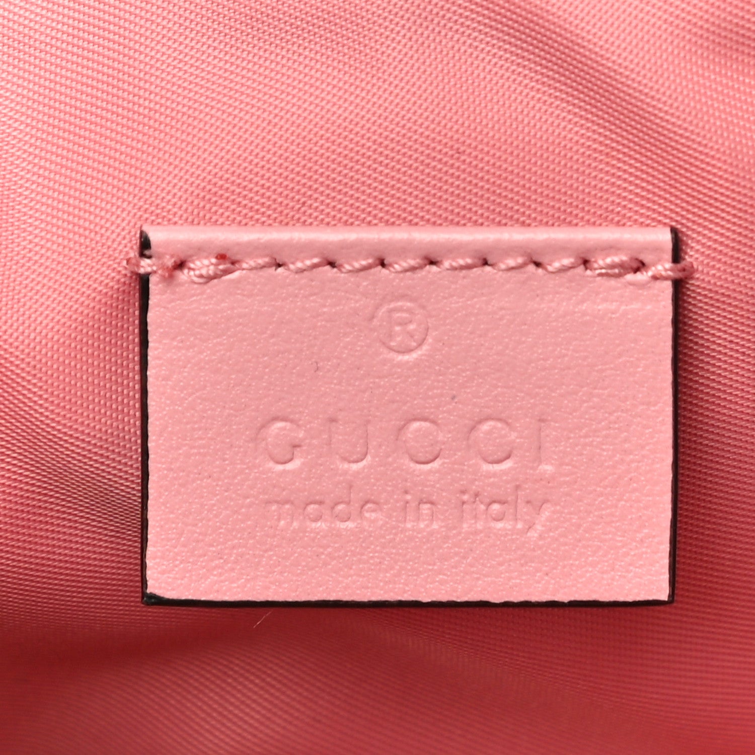 Gucci Calfskin Matelasse GG Marmont Pouch Cosmetic Case Wild Rose 6 of 10