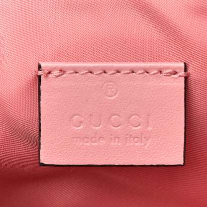 Gucci Calfskin Matelasse GG Marmont Pouch Cosmetic Case Wild Rose 6 of 10