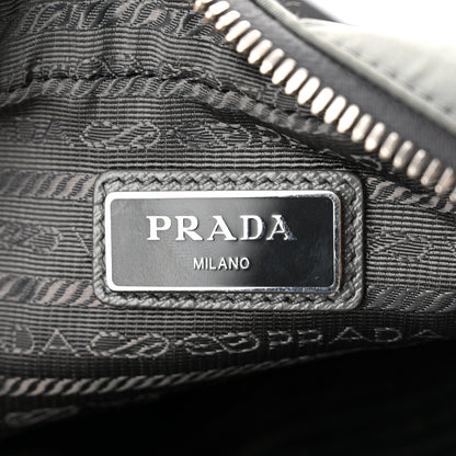 Prada Tessuto Nylon Saffiano Messenger Bag Ardesia Giallo 6 of 10
