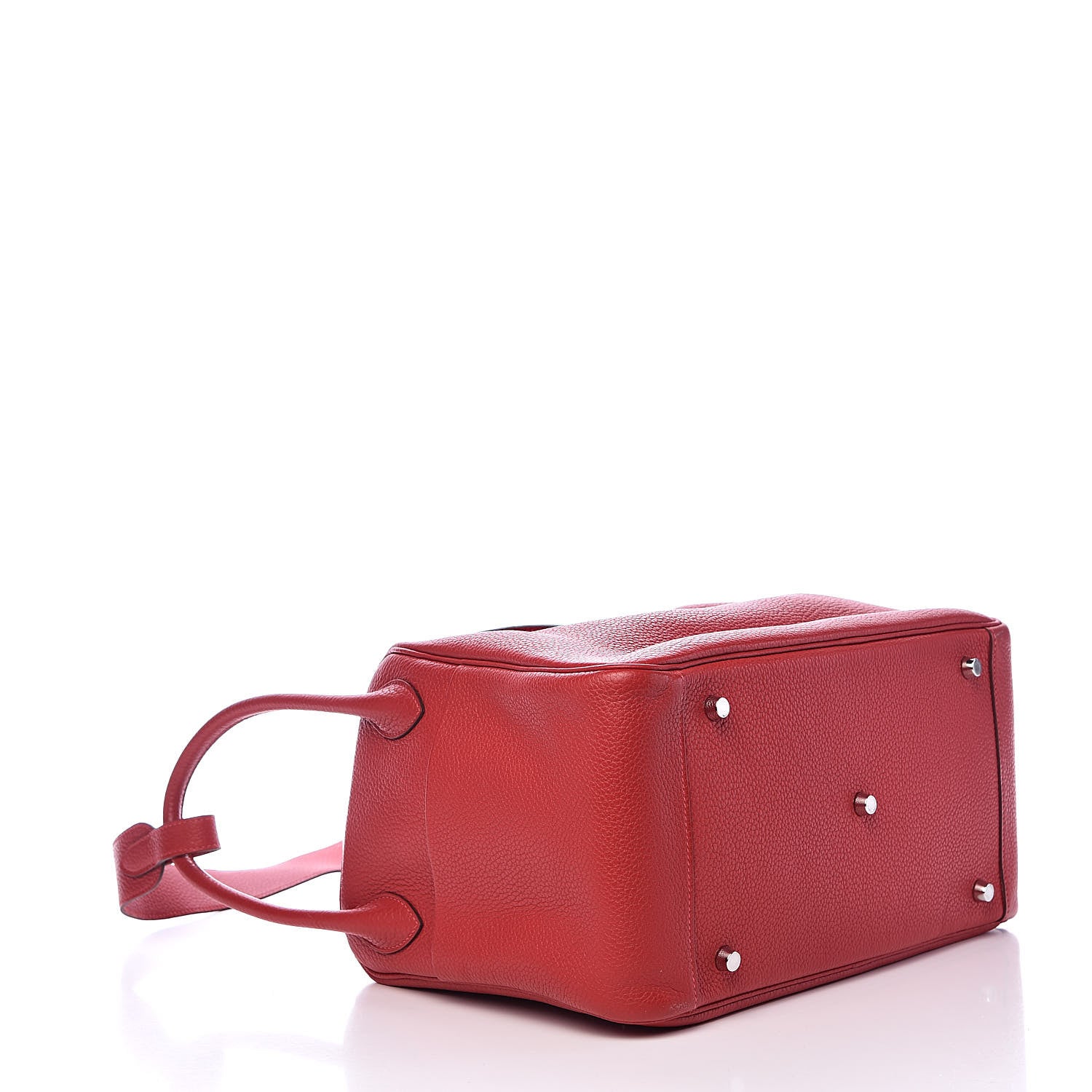 Hermes Taurillon Clemence Lindy 34 Rouge Casaque 4 of 10