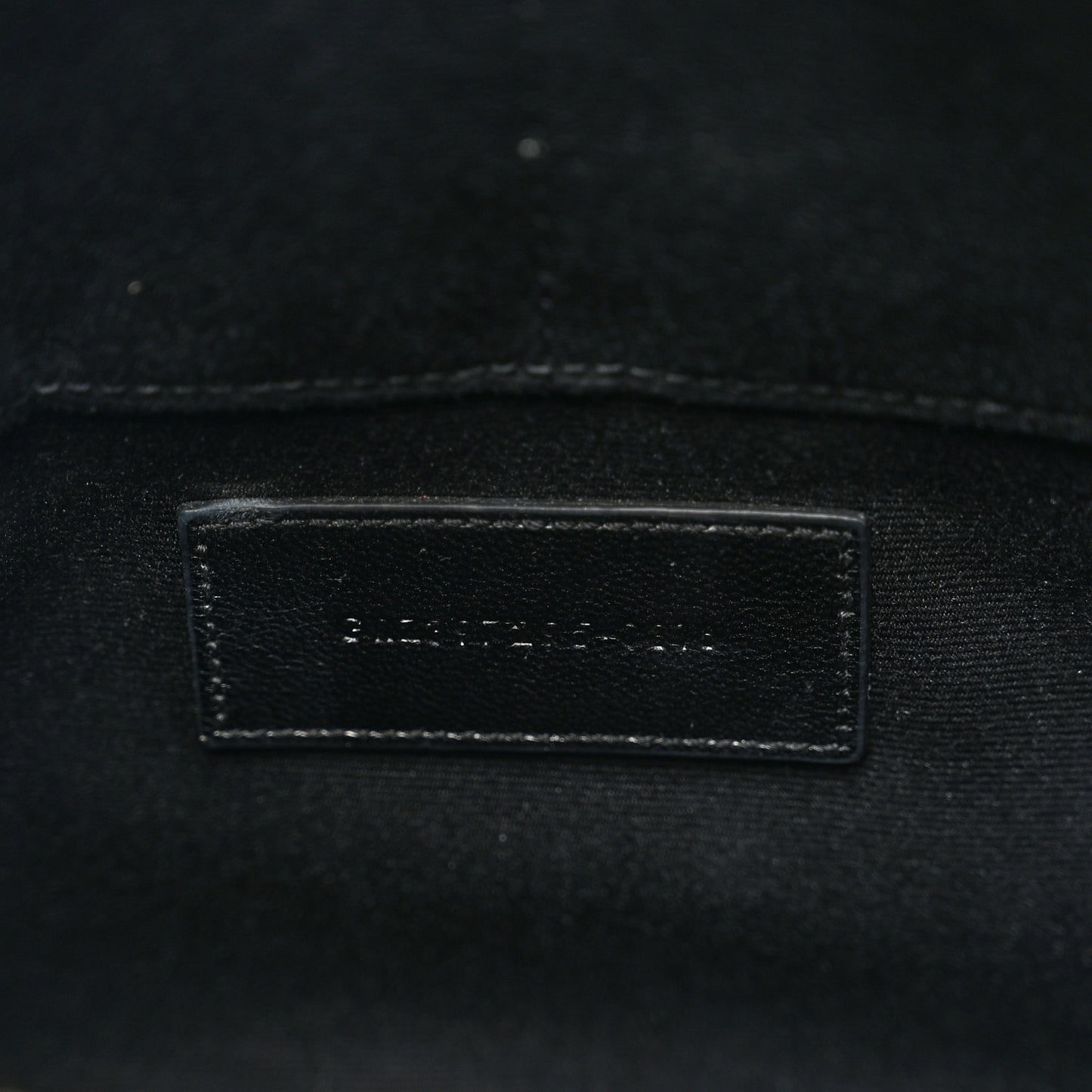Calfskin Star Rider iPad Pouch Black Silver