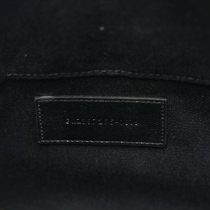 Saint Laurent Calfskin Star Rider iPad Pouch Black Silver 6 of 10