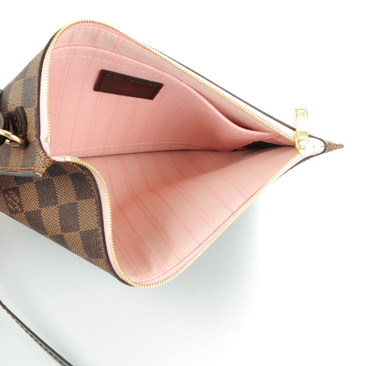 Damier Ebene Neo Neverfull MM Rose Ballerine