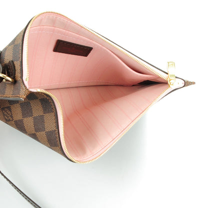 Louis Vuitton Damier Ebene Neo Neverfull MM Rose Ballerine 6 of 9