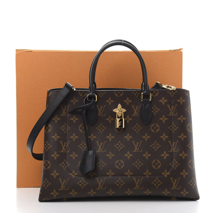 Louis Vuitton Monogram Flower Tote Black 11 of 11