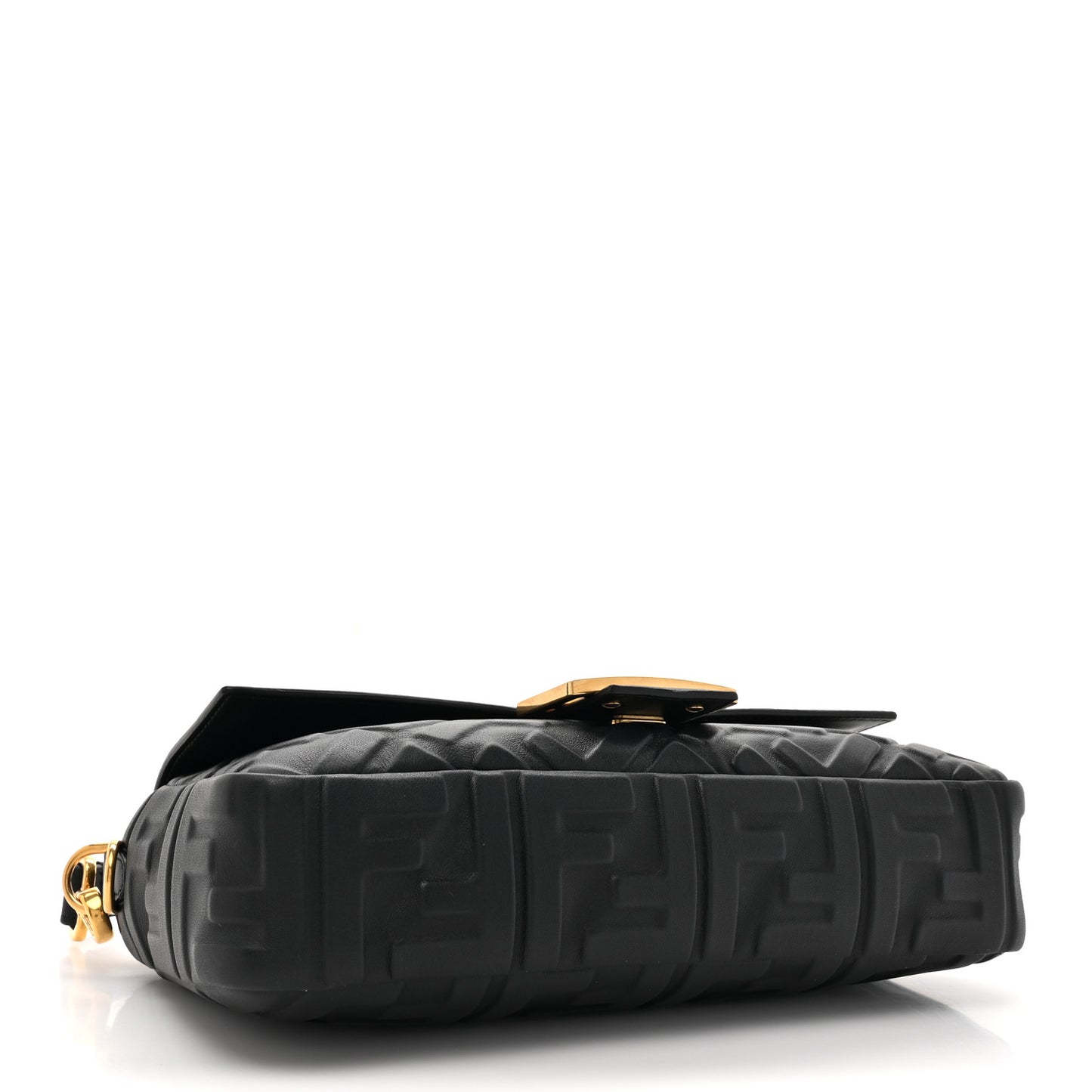 Nappa FF 1974 Embossed Baguette Black