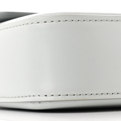 Celine Shiny Calfskin Triomphe Shoulder Bag Soft Blue 10 of 11