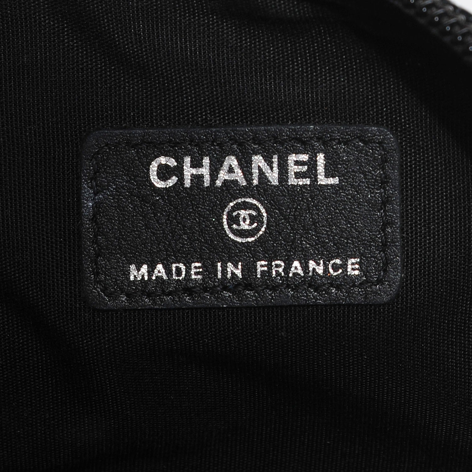 Chanel Caviar CC Cosmetic Pouch Black 6 of 7