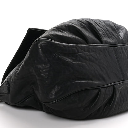 Fendi Crinkled Lambskin Mia Shoulder Flap Black 8 of 11