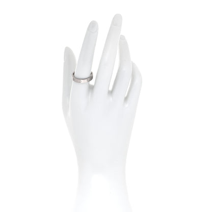 Cartier 18K White Gold 4mm LOVE Wedding Band Ring 58 8.5 2 of 4