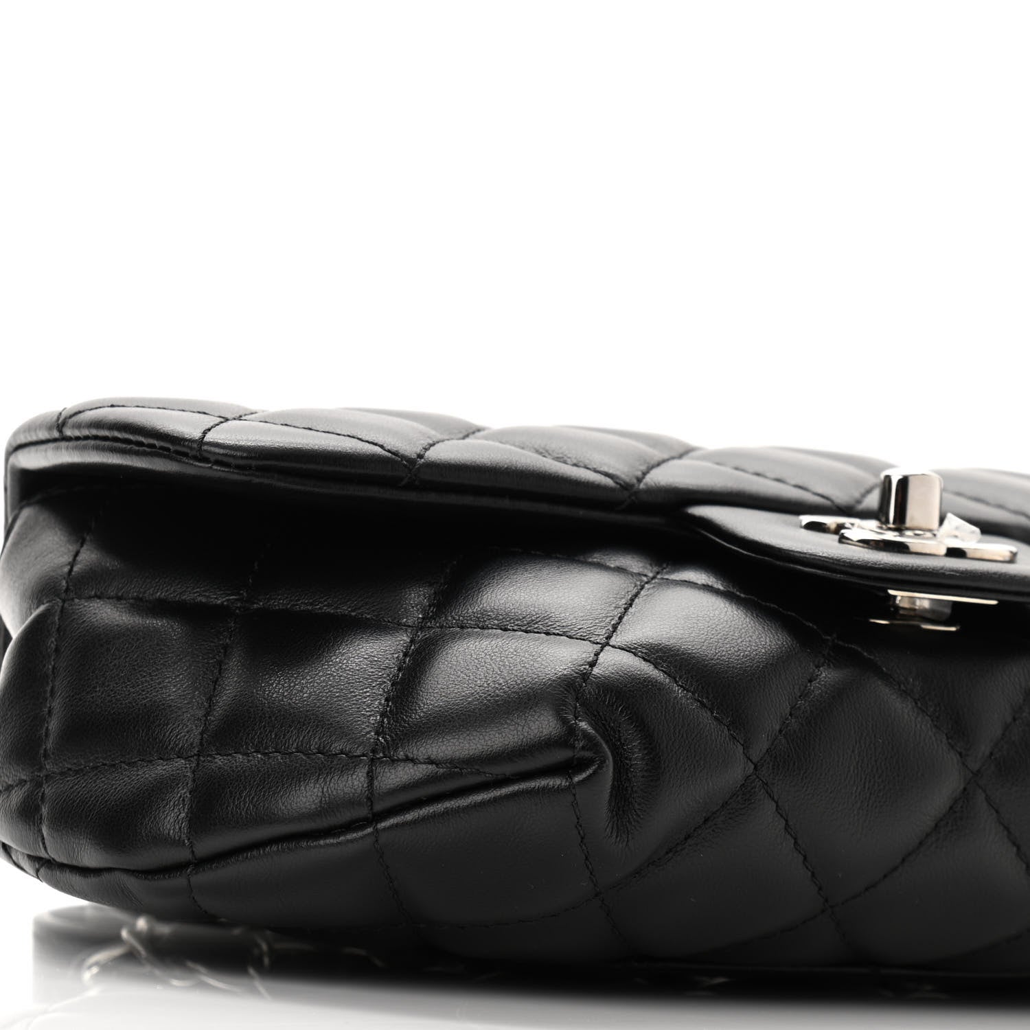 Chanel Calfskin Quilted CC Uniform Flap Belt Bag Black 9 of 10