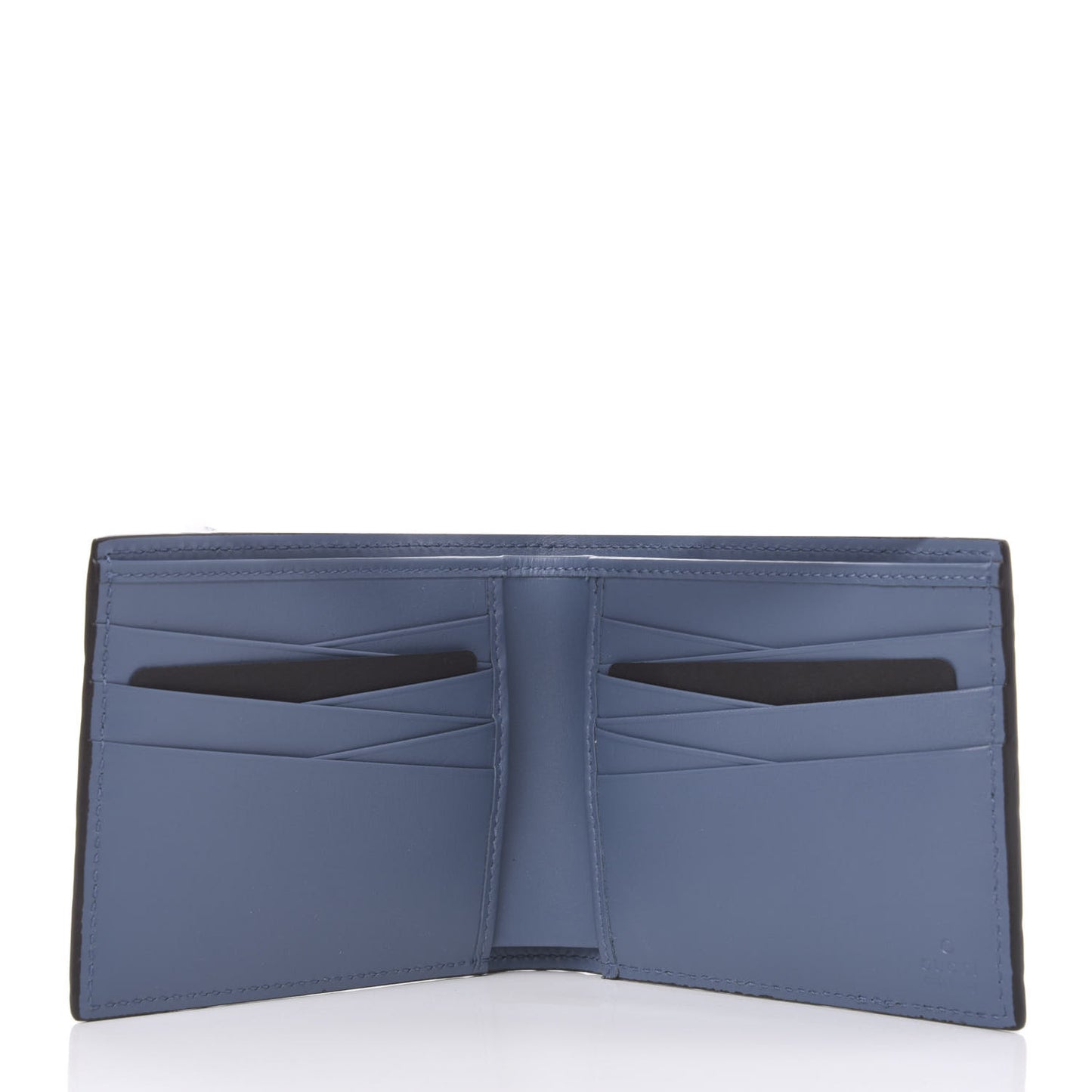 Guccissima Bi-Fold Wallet Blue