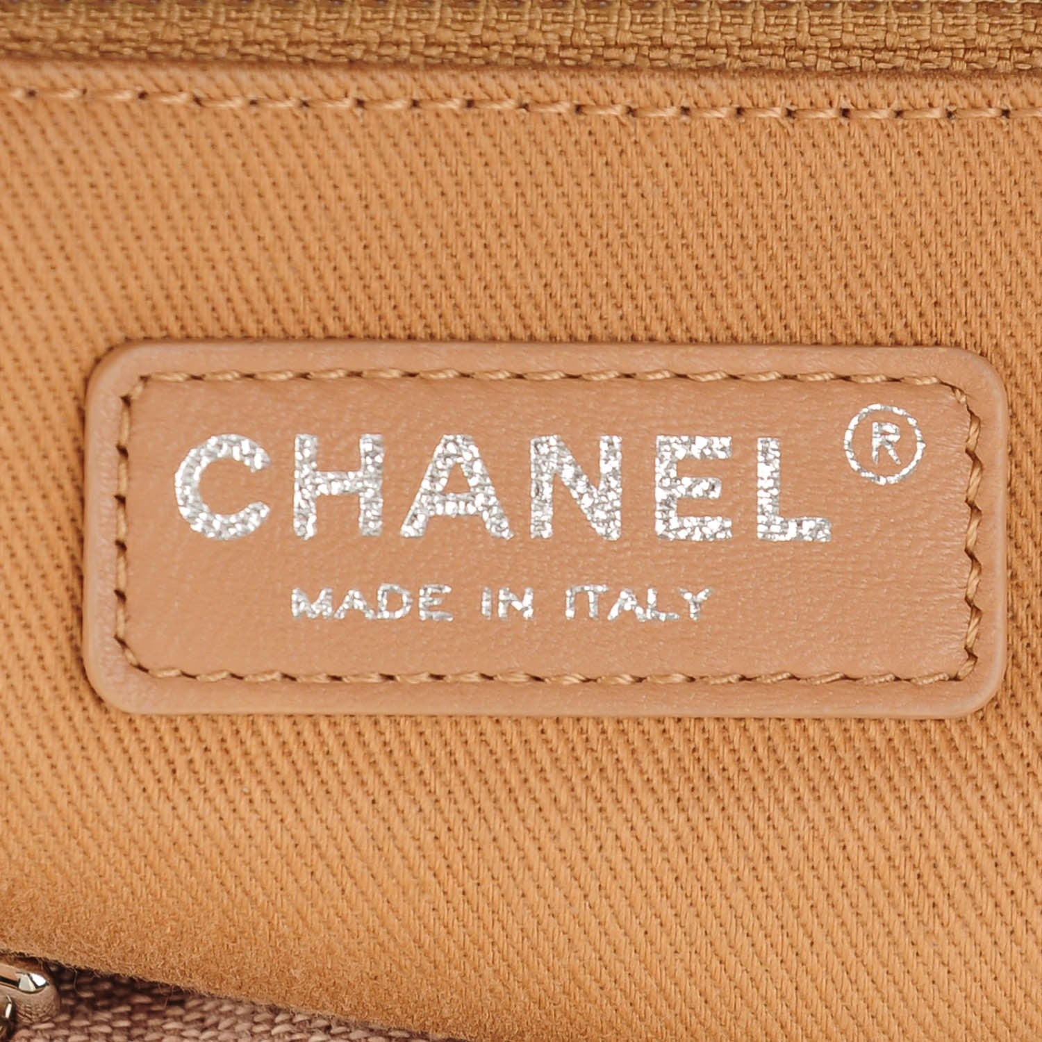Chanel Canvas Small Deauville Tote Ecru 7 of 8