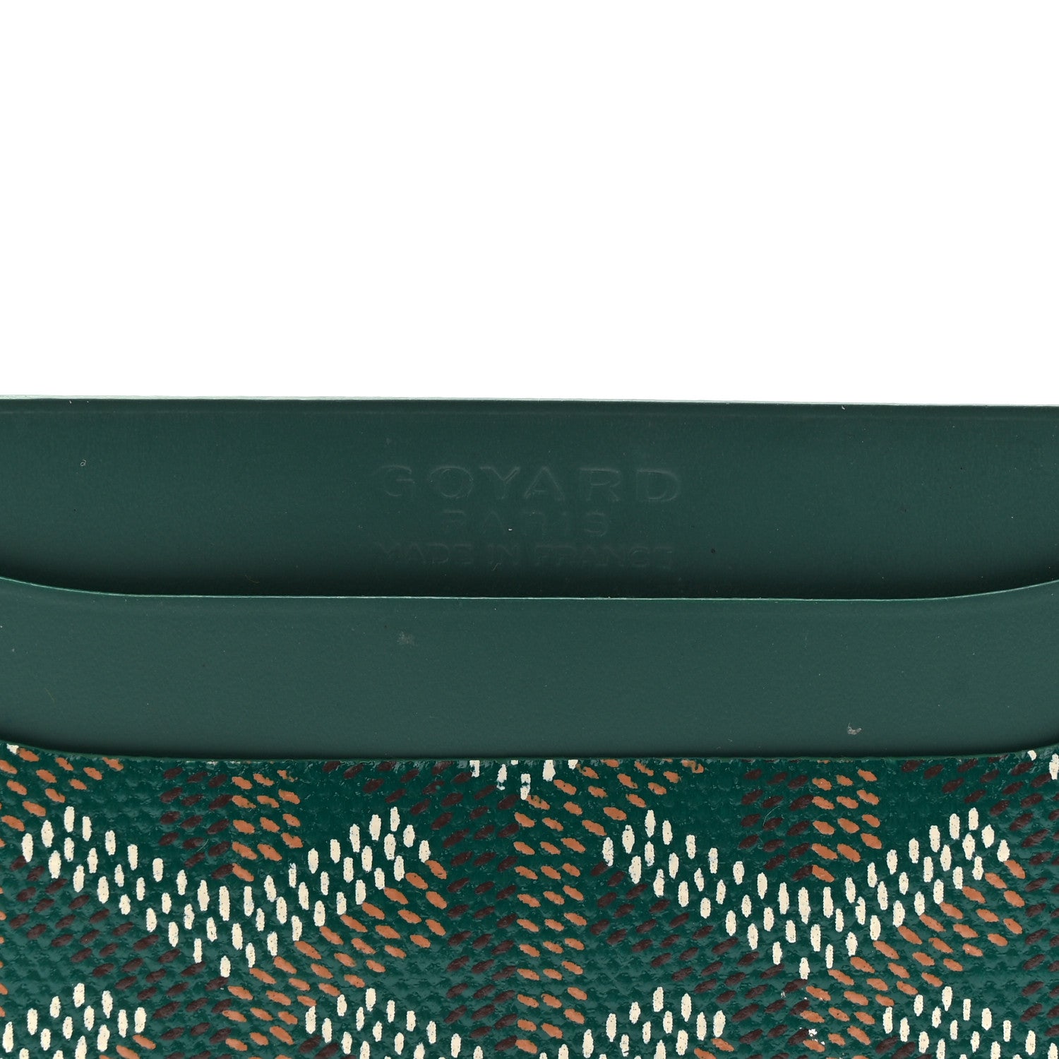 Goyard Goyardine Saint Sulpice Card Holder Green 6 of 7