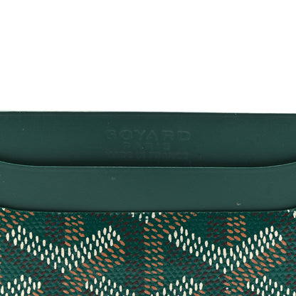 Goyard Goyardine Saint Sulpice Card Holder Green 6 of 7