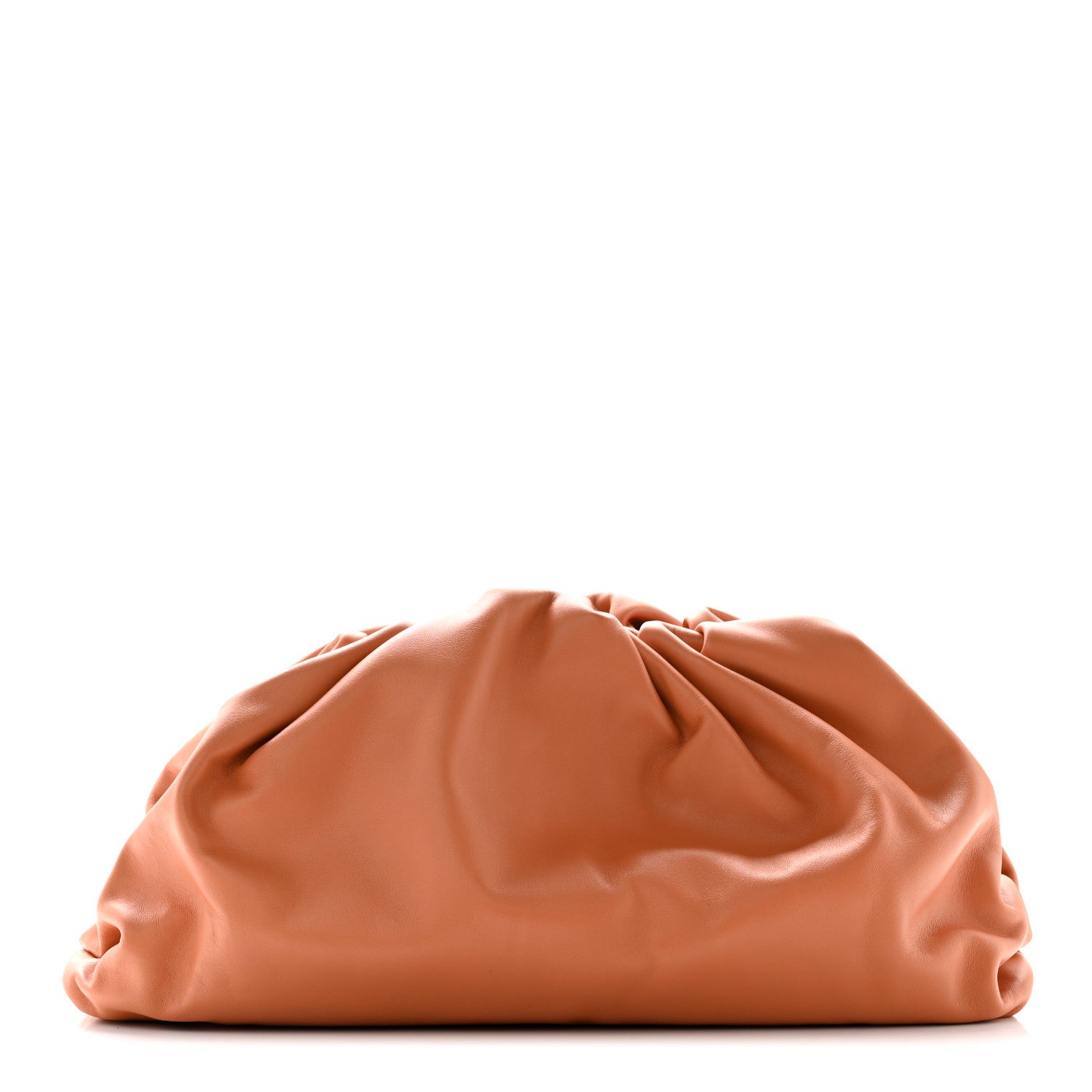 Bottega Veneta Smooth Butter Calf The Pouch Oversized Clutch Clay 1 of 11