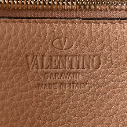 Valentino Garavani Pebbled Calfskin Medium Rockstud Tote Skin Sorbet 5 of 10