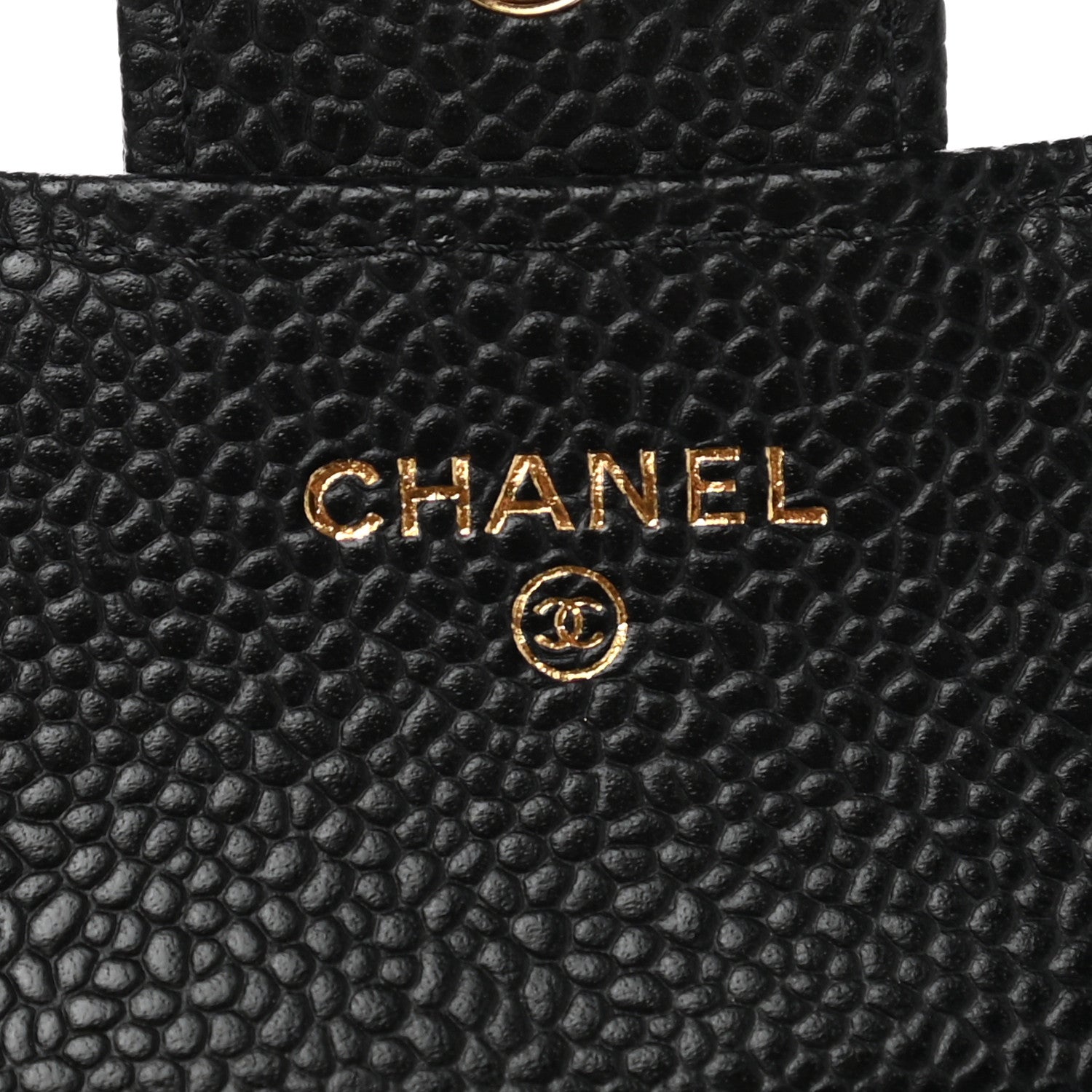 Chanel Caviar Quilted Compact Flap Wallet Black 6 of 8