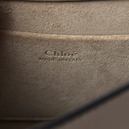 Chloe Calfskin Suede Small Nile Bracelet Bag Motty Grey 8 of 12