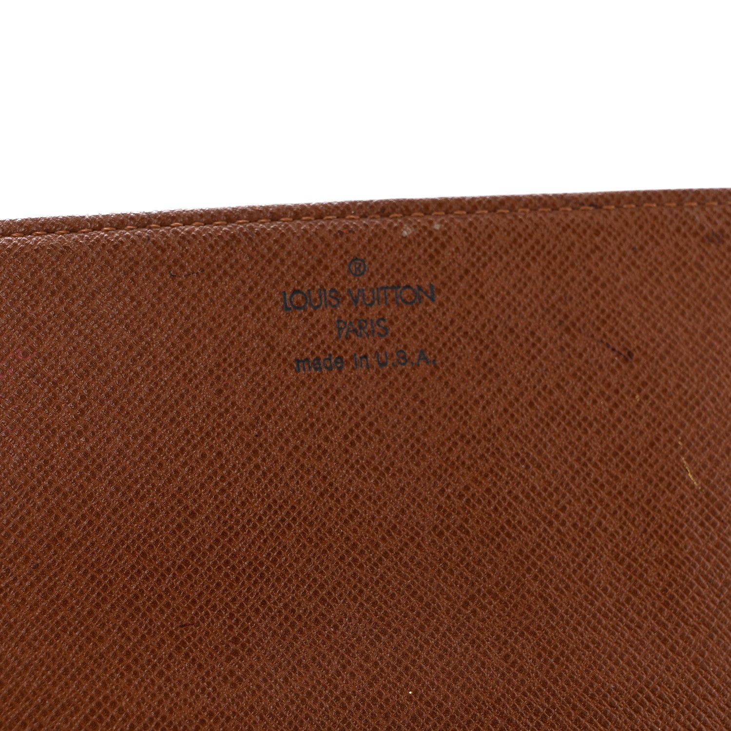 Louis Vuitton Monogram Simple Checkbook Holder Wallet Cover 6 of 9