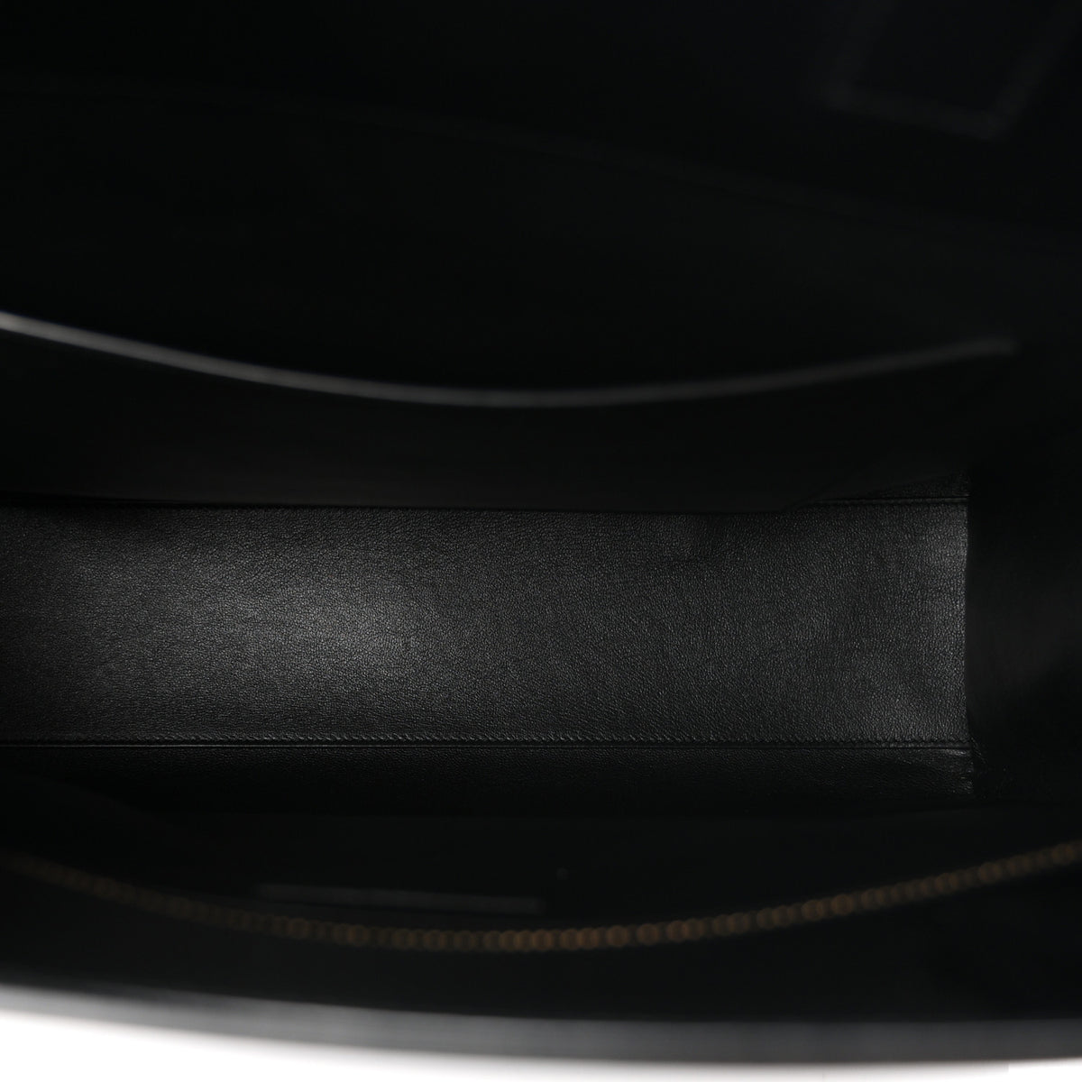 Saint Laurent Smooth Calfskin Manhattan North South Shopper Tote Black 4 of 10