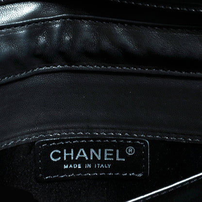Chanel Patent Quilted Clutch Flap Black 6 of 8
