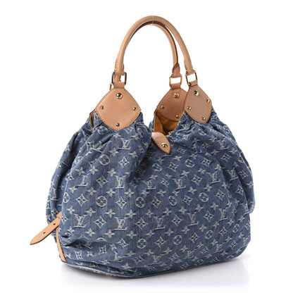 Louis Vuitton Denim Mahina XL Blue 3 of 11