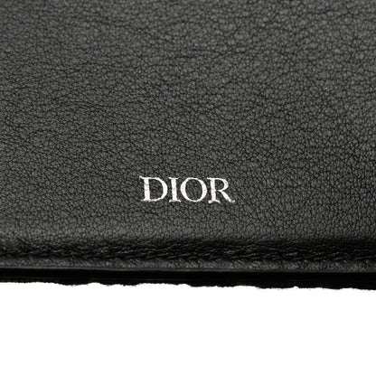 Christian Dior Oblique Bi-Fold Card Holder Blue 6 of 9