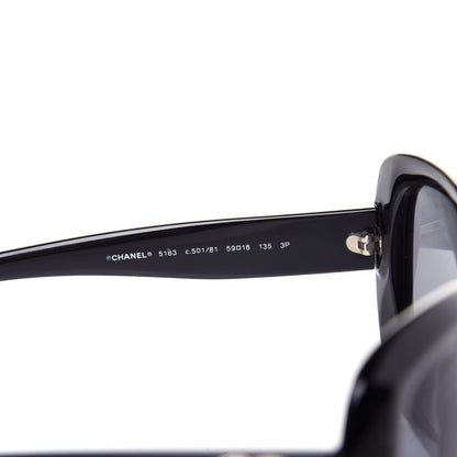 Chanel CC Sunglasses 5183 Black 6 of 9