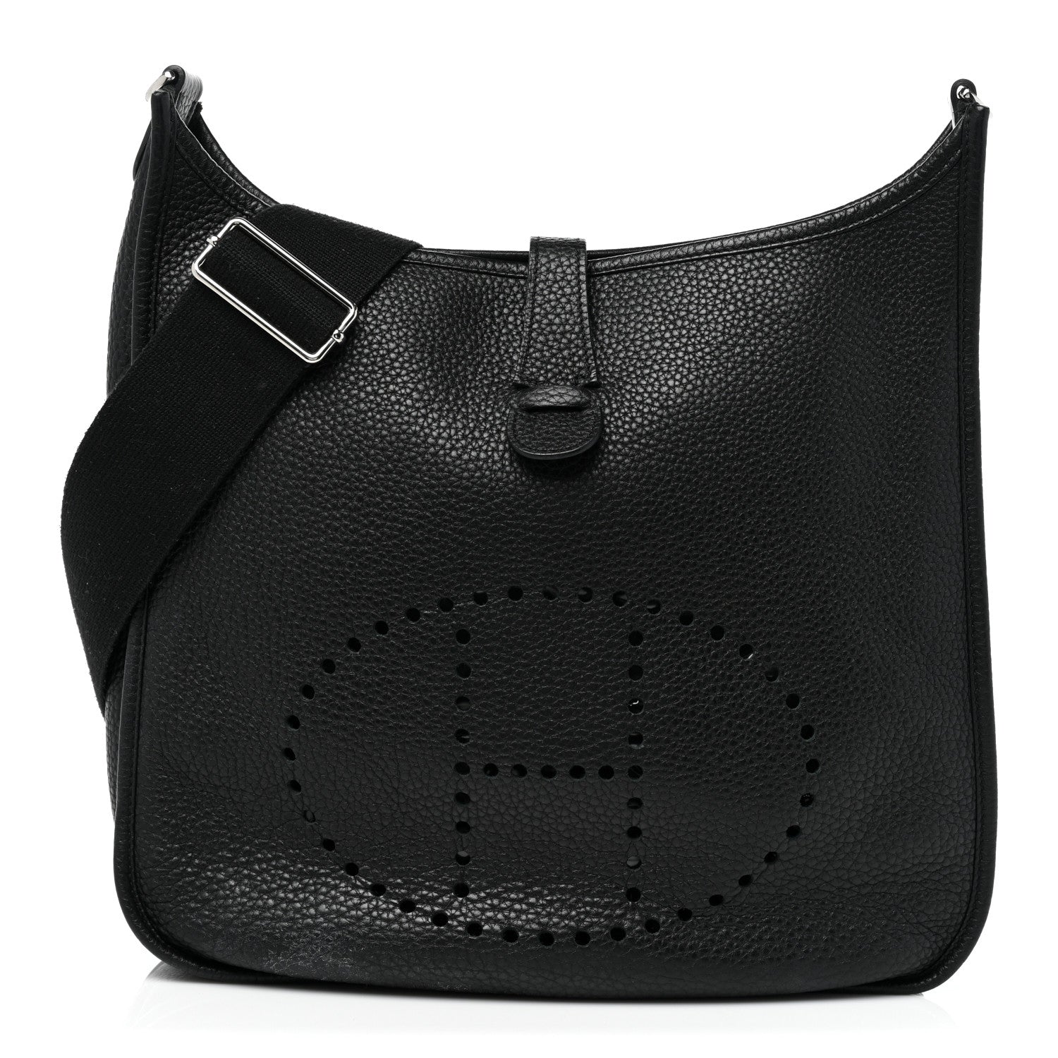 Hermes Taurillon Clemence Evelyne III GM Black 1 of 9