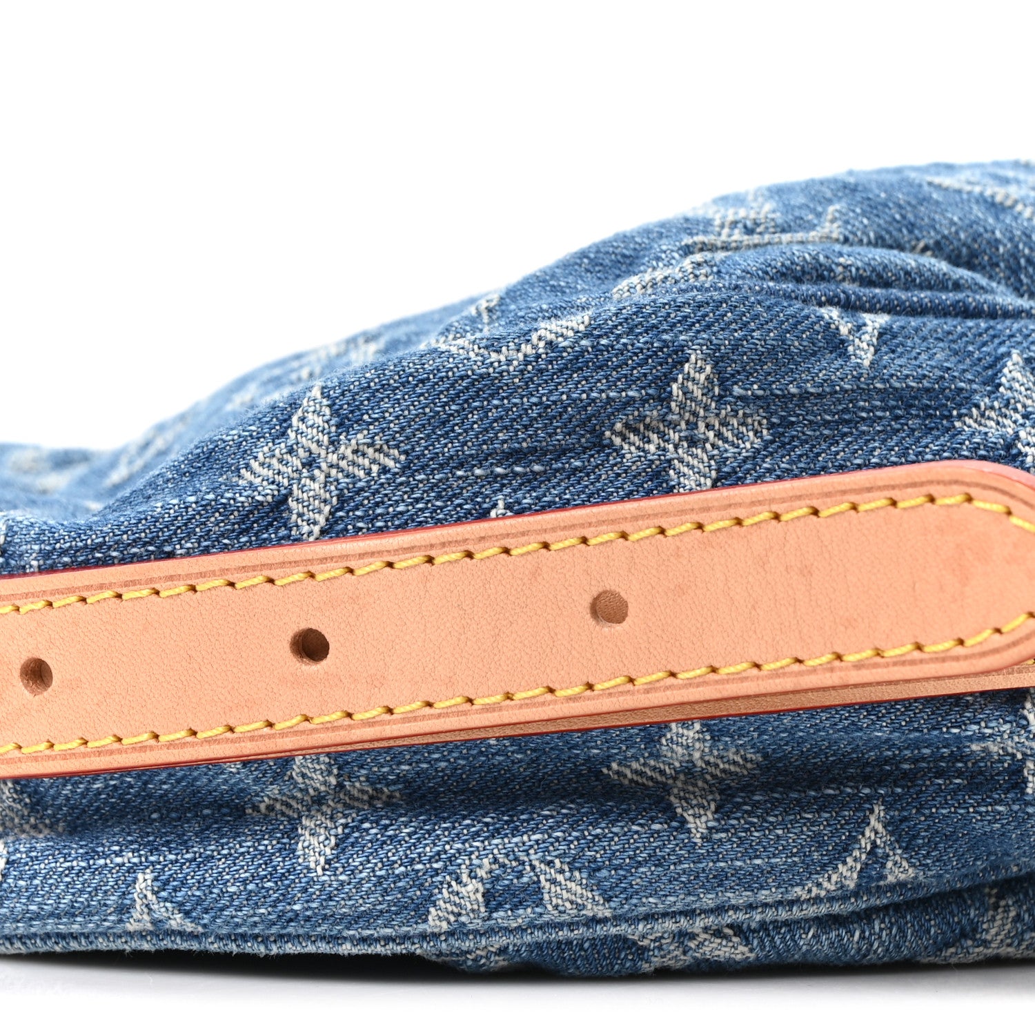 Louis Vuitton Monogram Denim Croissant MM Blue 9 of 10